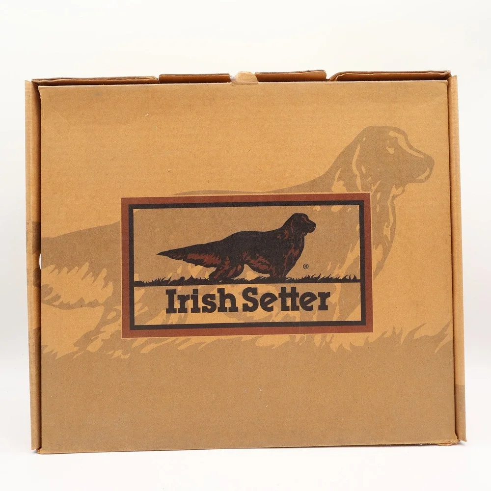 Irish Setter 802 Ram Boots Mens 10.5 Brown Leather Gore-Tex Vibram NWT